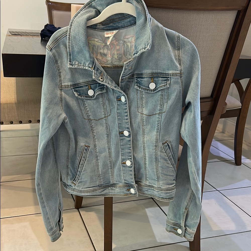 Cat & Jack Blue Denim Jean Jacket Timeless Style